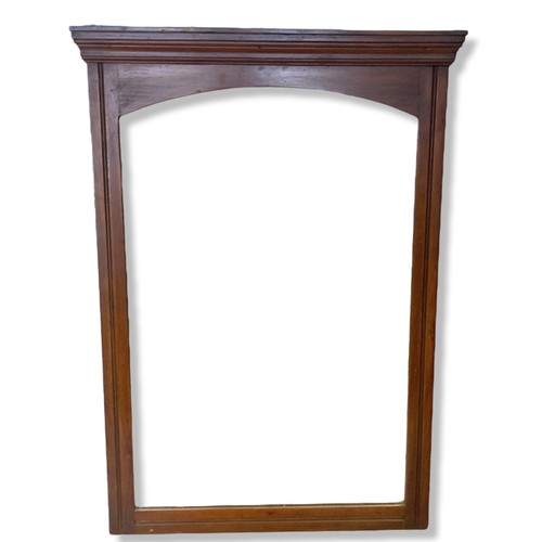 Appraisal: Victorian Mahogany Bevelled Overmantle Mirror x cm