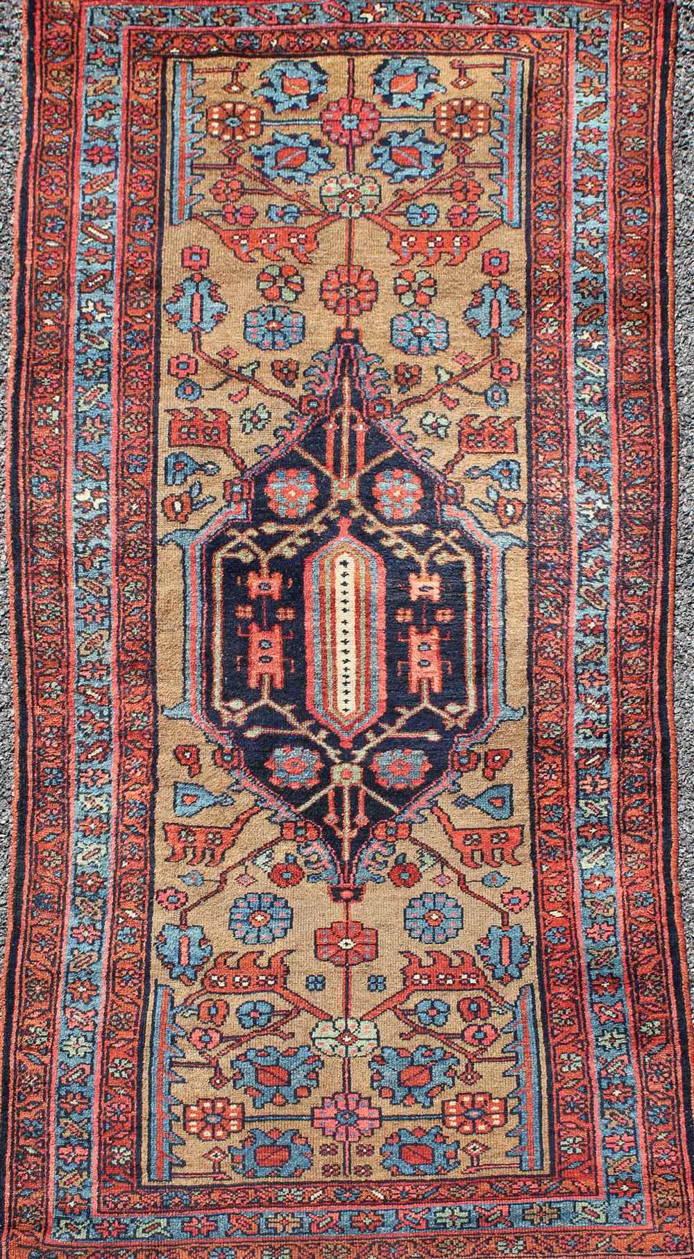 Appraisal: PERSIAN HAMADAN RUG approx ' '' x ' '' retail