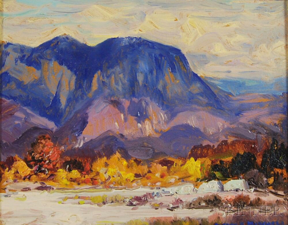 Appraisal: Alfred R Mitchell American - Back Country--El Cajon Mountain Signed