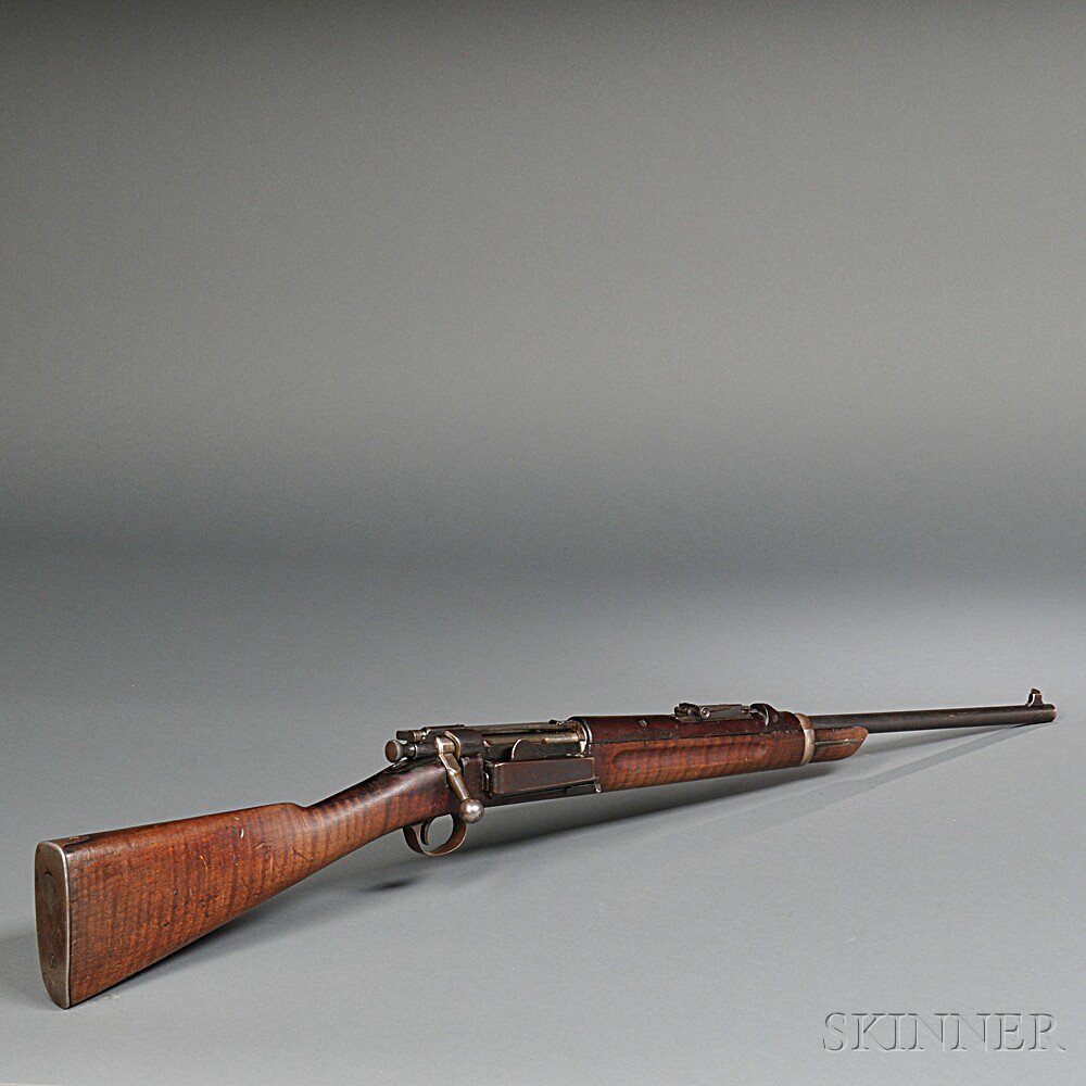 Appraisal: Model Krag Carbine c serial number walnut stock with a