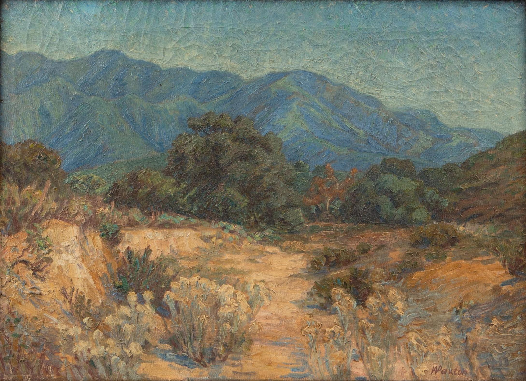 Appraisal: WILLIAM ARTHUR PAXTON OIL LANDSCAPE William Arthur Paxton American -