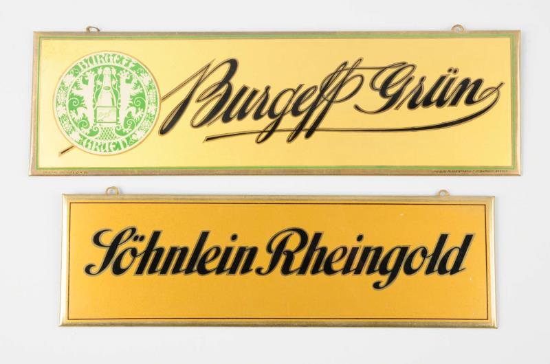 Appraisal: Lot of Small Beer Signs This lot includes a Rheingold