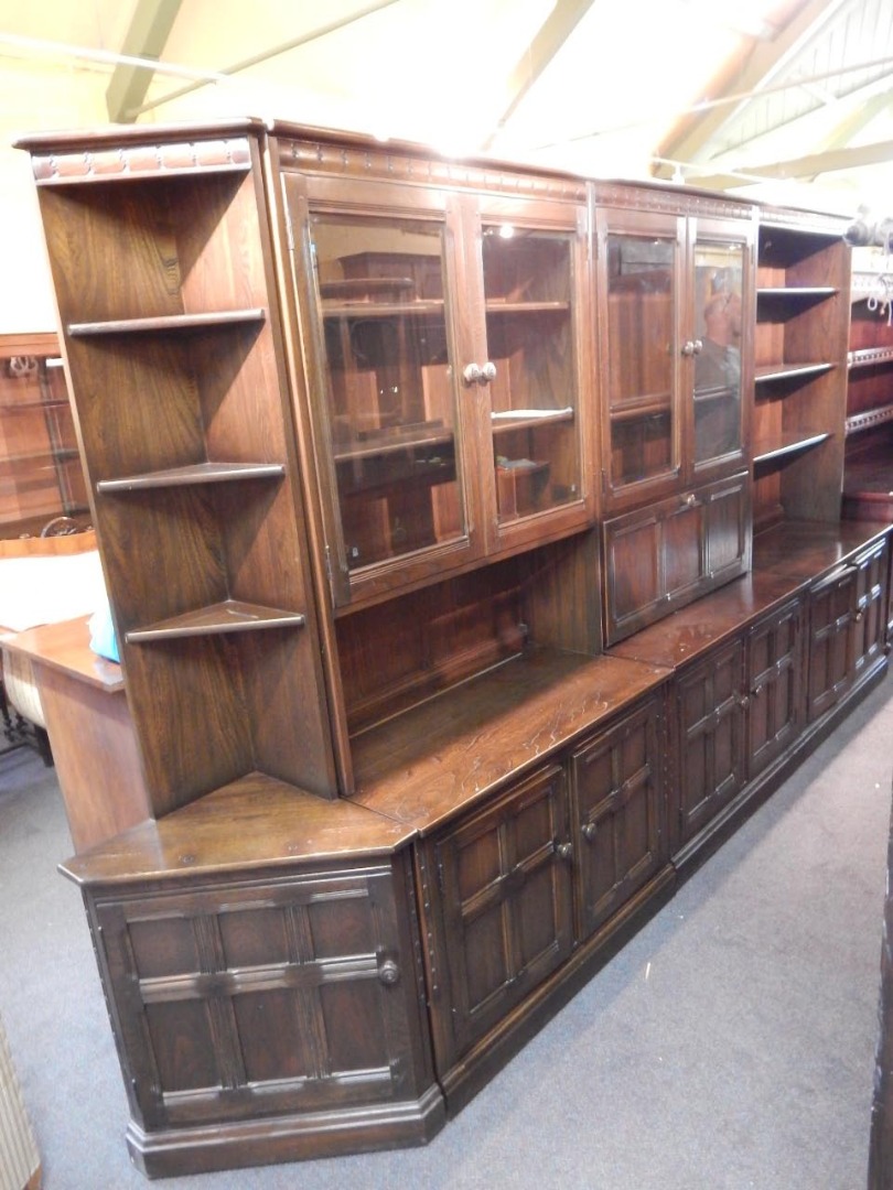 Appraisal: A collection of four Ercol display units to include one