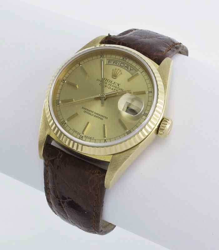 Appraisal: GENTS K ROLEX PRESIDENTIAL WATCH CA K yellow gold oyster