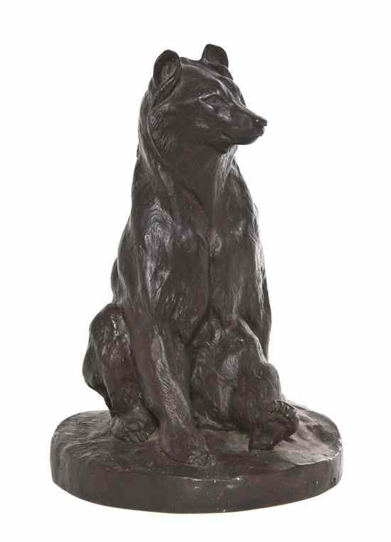 Appraisal: A Bronze Animalier Figure after a model by Evgeny Aleksandrovich