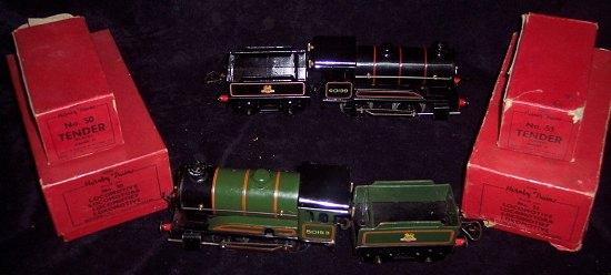 Appraisal: A Hornby No clockwork locomotive and tender and a No