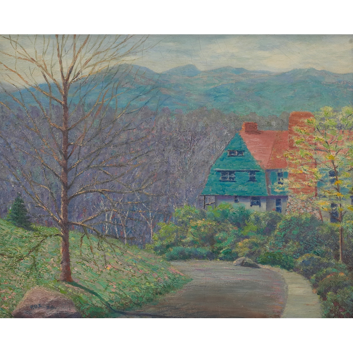 Appraisal: Percy B Eckhart American - ''The Manor House Asheville NC