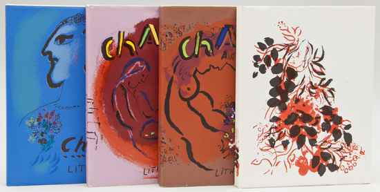 Appraisal: Marc Chagall - Mourlot Lithographie Volumes I-IV the four books