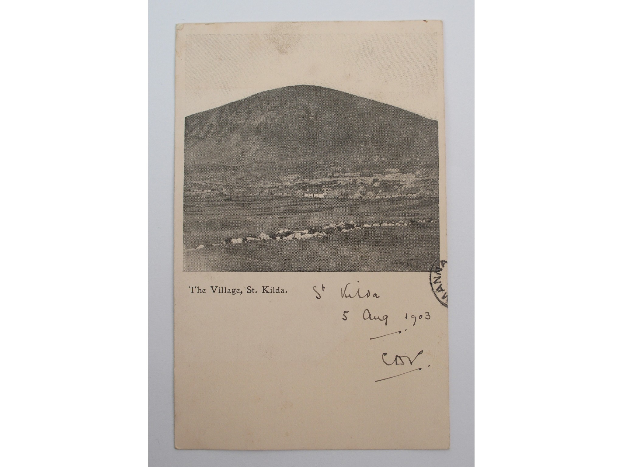 Appraisal: A St Kilda postcarddepicting The Village sent by Coventry Dick