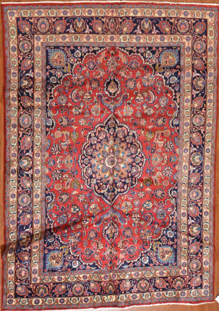 Appraisal: Persian Meshed rug approx x Iran modern Condition Like new