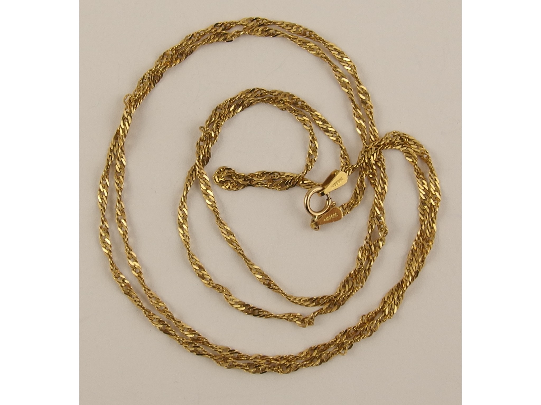 Appraisal: An ct rope chain approx weight gms