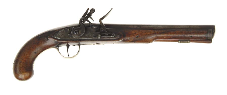 Appraisal: RYAN WATSON FLINTLOCK PISTOL NSN Cal - rnd bbl The