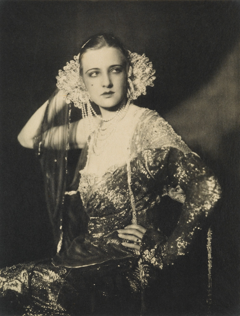 Appraisal: ALFRED CHENEY JOHNSTON - Delores Silver print on tissue the