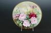 Appraisal: PLATE - th c Limoges hand painted floral plate pink