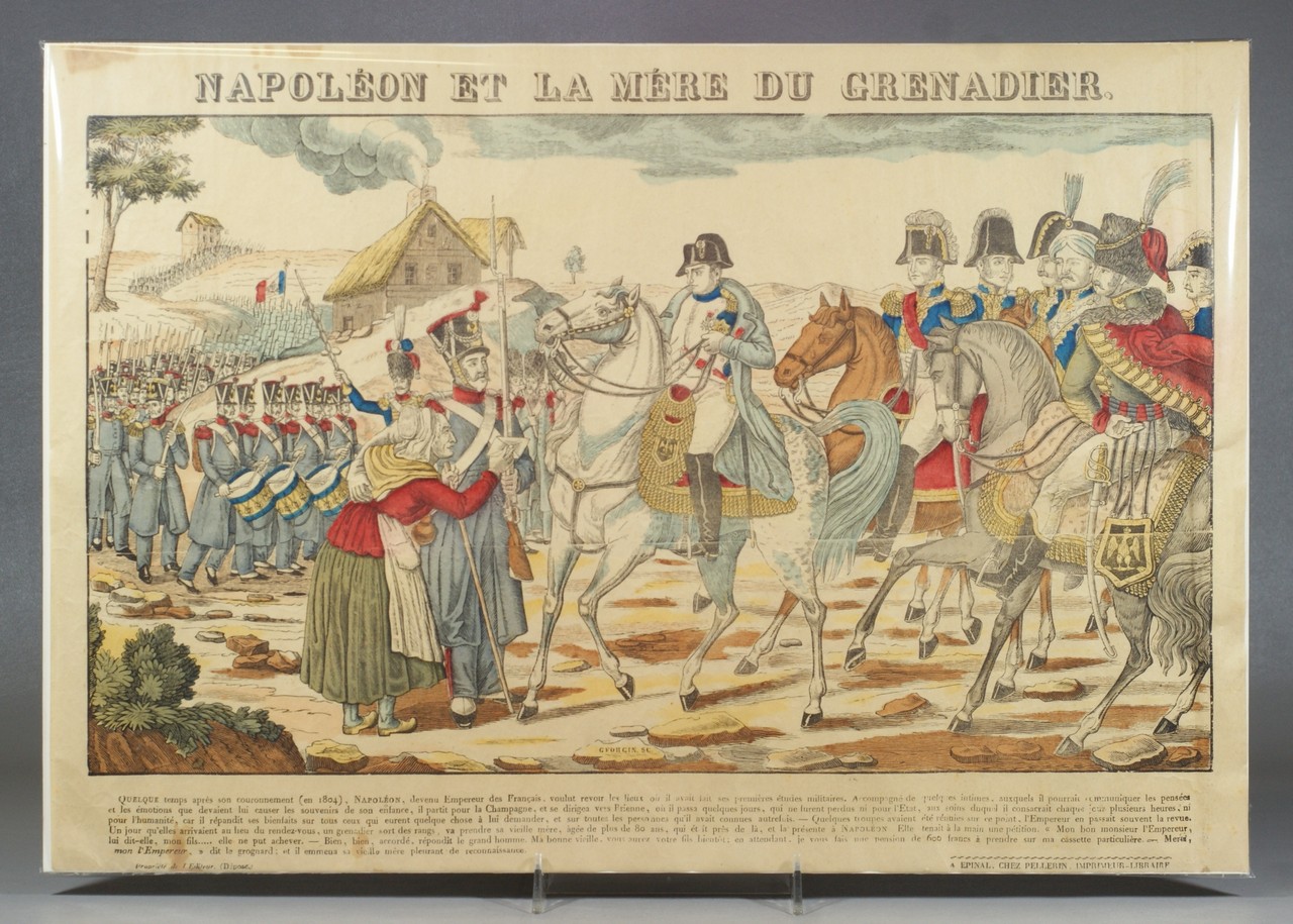 Appraisal: Napol on et la M re du Grenadier color lithograph