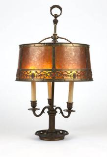 Appraisal: A Rembrandt Lamp Co brass mica table lamp Circa lacking