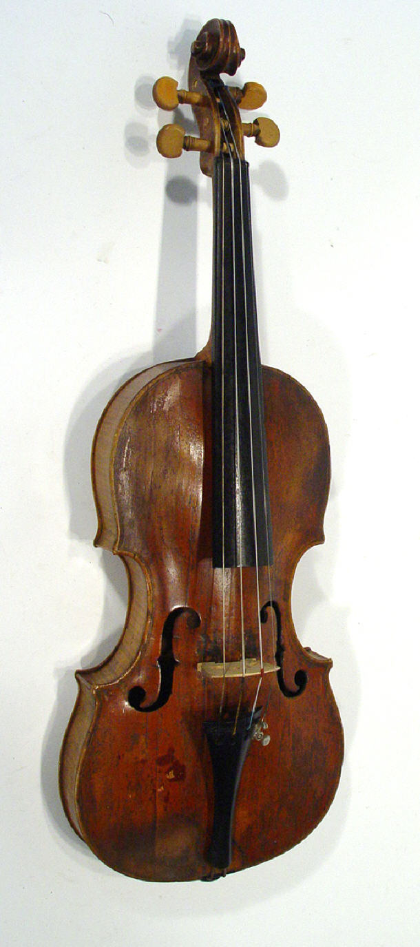 Appraisal: Old violin the frog impressed G E Baster with ebonised