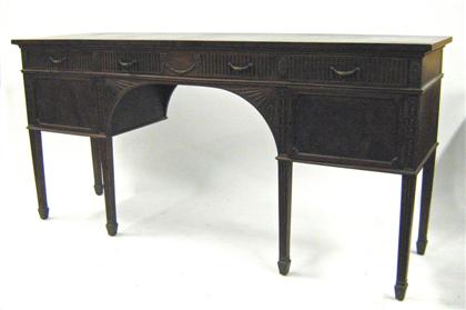 Appraisal: George III style mahogany sideboard H W D in PROVENANCE