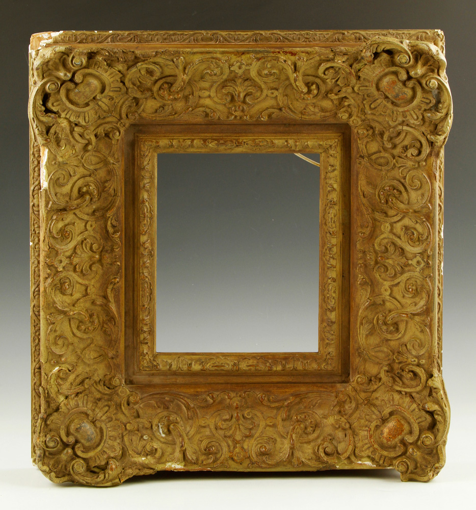 Appraisal: - Carved Gilt Frame Carved gilt frame Provenance CA estate