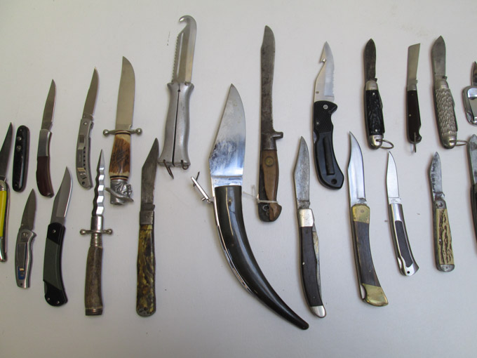 Appraisal: COLLECTION OF MORE THAN FIFTY KNIVES including Kershaw Muela Rayco