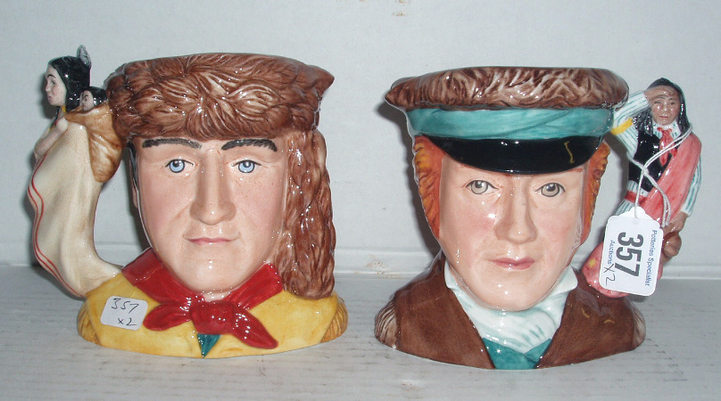 Appraisal: Small Sized Character Jugs William Clark Meriwether Lewis D and