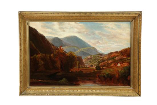 Appraisal: FALL LANDSCAPE AMERICAN SCHOOL ND HALF- TH CENTURY Oil on