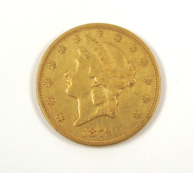 Appraisal: U S TWENTY DOLLAR GOLD COIN Liberty head type -S