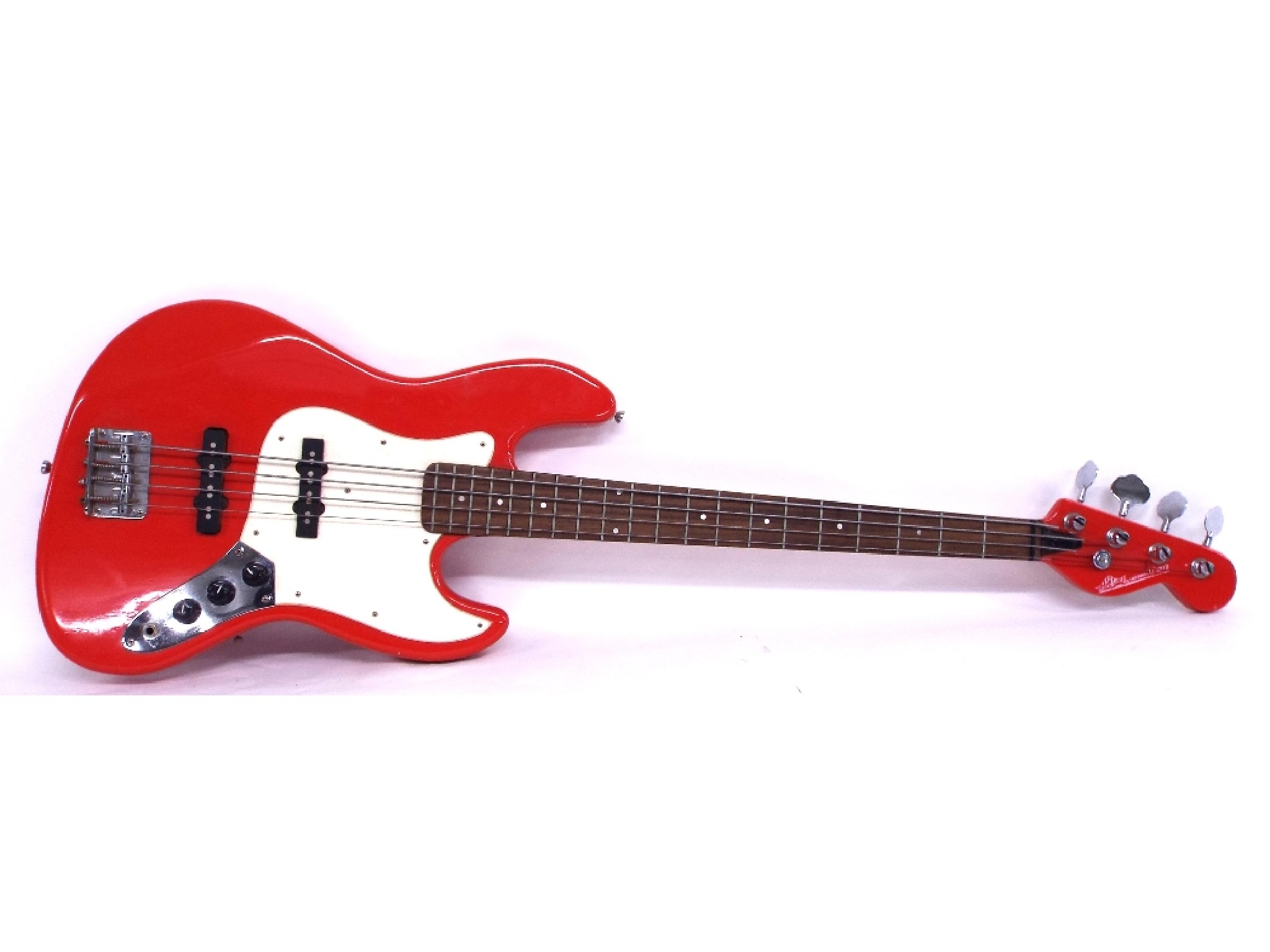 Appraisal: Marlin by Hohner SL B bass guitar red finish body