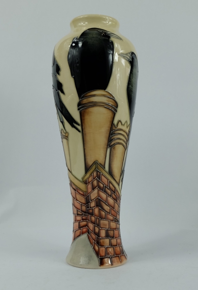 Appraisal: Moorcroft Jackdaws vase limited edition height cm