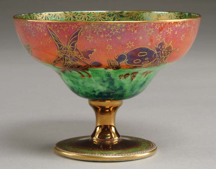 Appraisal: WEDGWOOD FAIRYLAND LUSTRE MELBA CUP Outstanding Fairyland Lustre melba cup