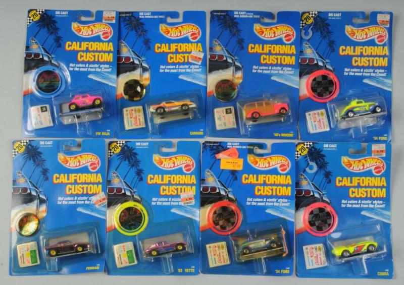 Appraisal: Lot of Mattel Hot Wheels California Custom Cars Description Includes