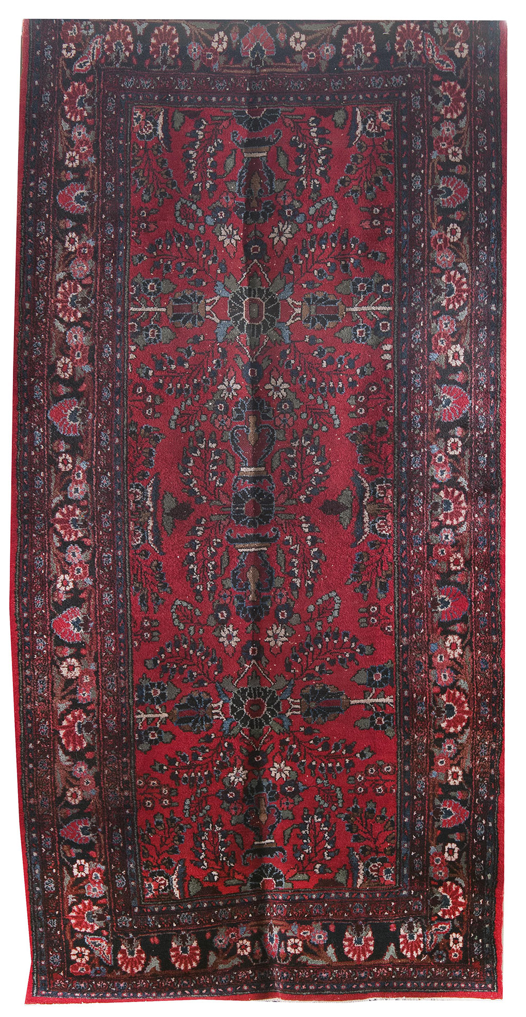 Appraisal: ORIENTAL RUG HAMADAN ' x ' A pair of bold