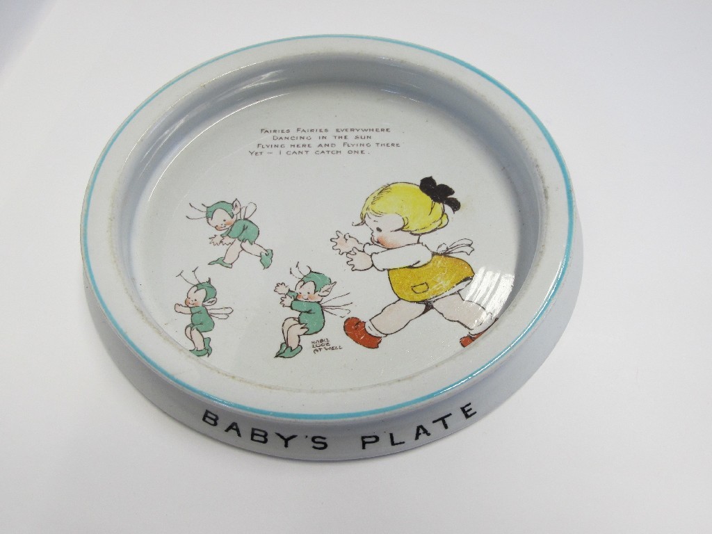 Appraisal: Shelley Mabel Lucie Atwell Baby's Plate