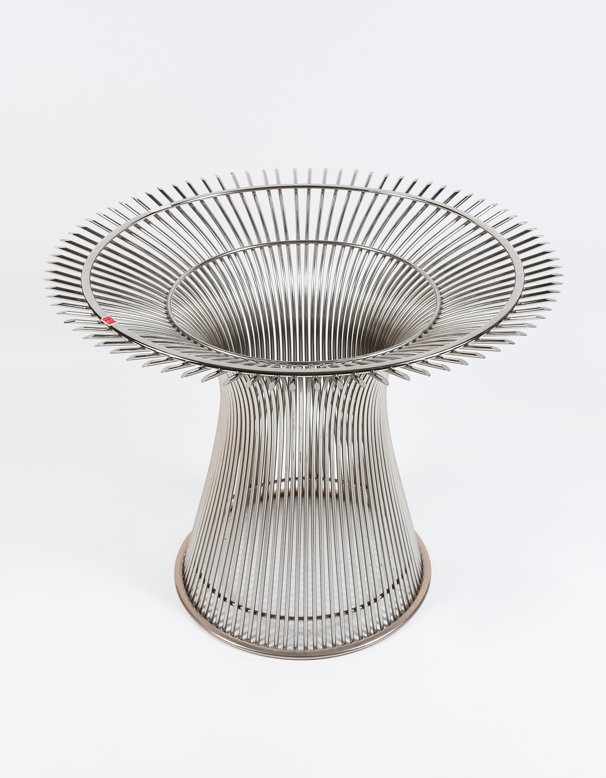 Appraisal: WARREN PLATNER WIRE TABLE BASE Mid-century modern circa dining table