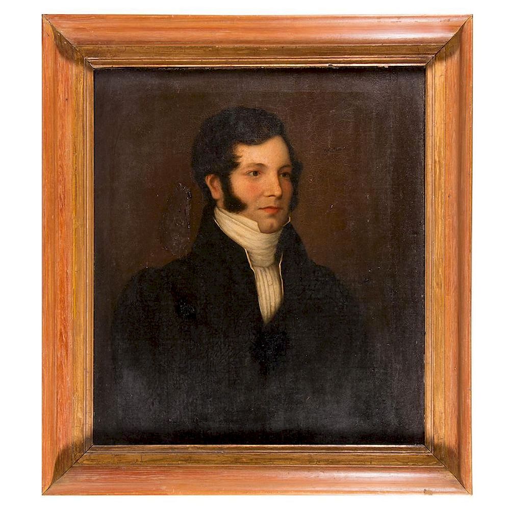 Appraisal: Portrait of a Gentleman Artist Unsigned Title Portrait of a