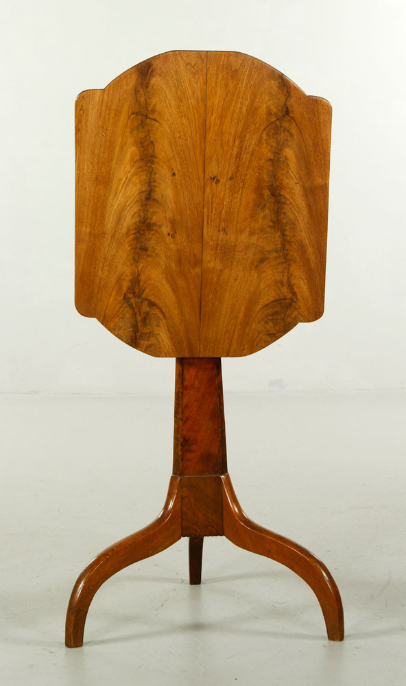 Appraisal: - Beidermeier Tilt Top Table Beidermeier tilt top table h