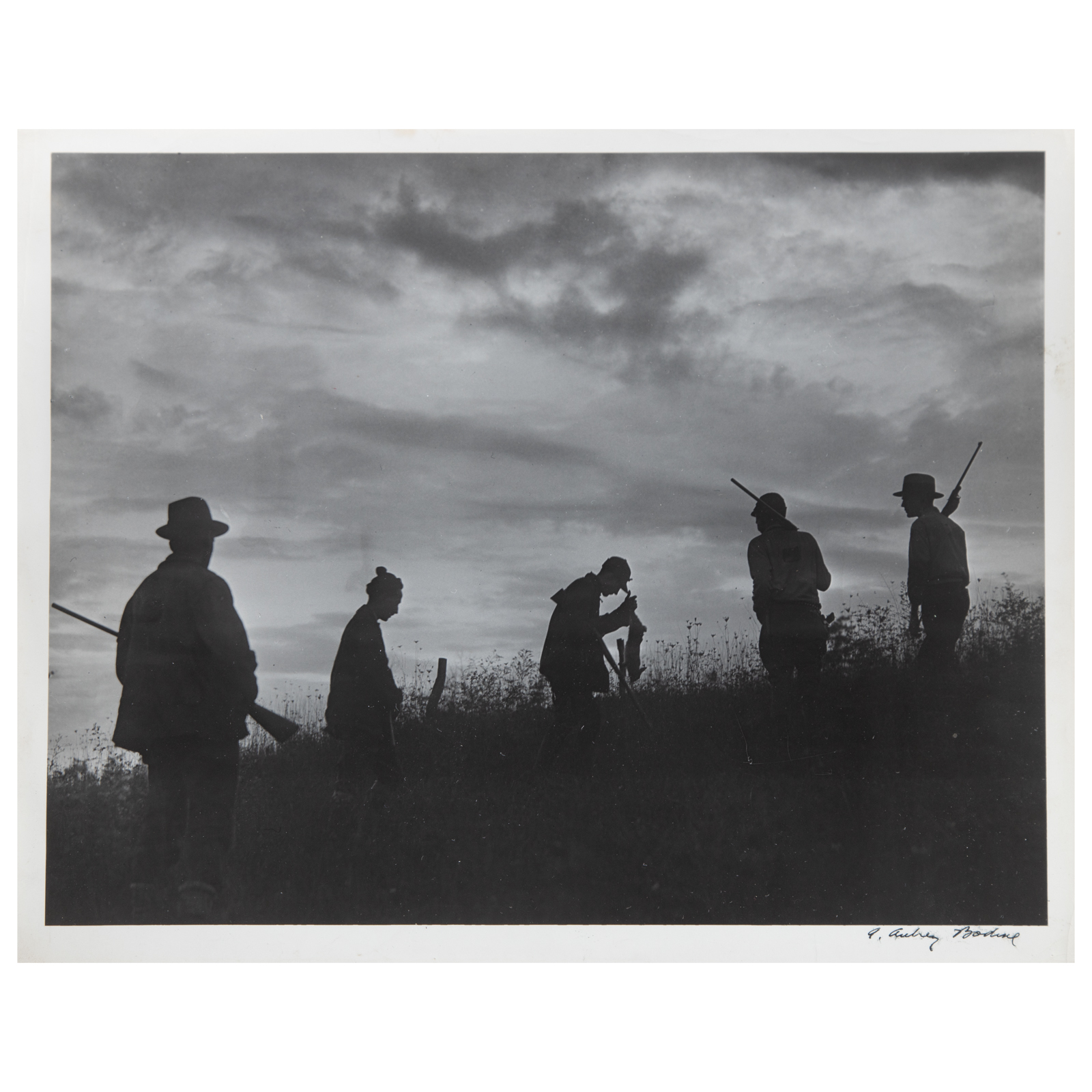 Appraisal: A AUBREY BODINE HUNTING-WESTERN MARYLAND American - Gelatin silver print