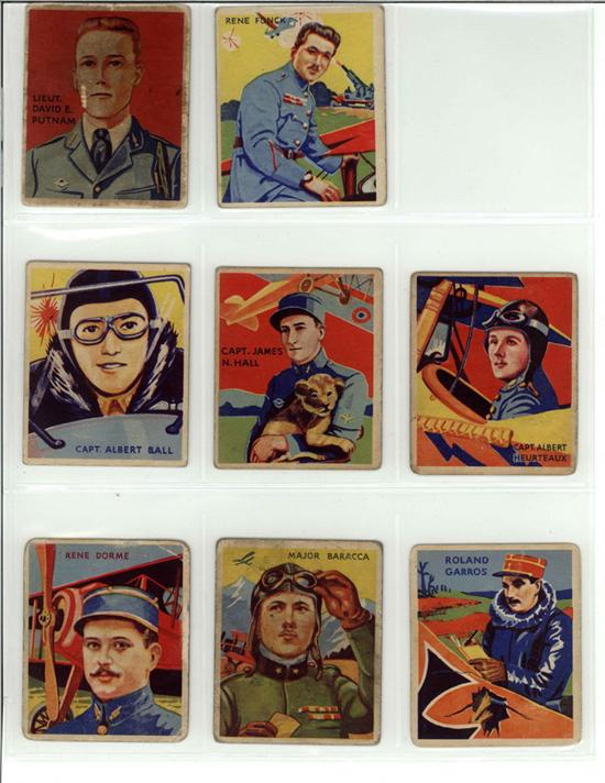 Appraisal: SKY BIRDS TRADING CARDS National Chicle Company Includes - -