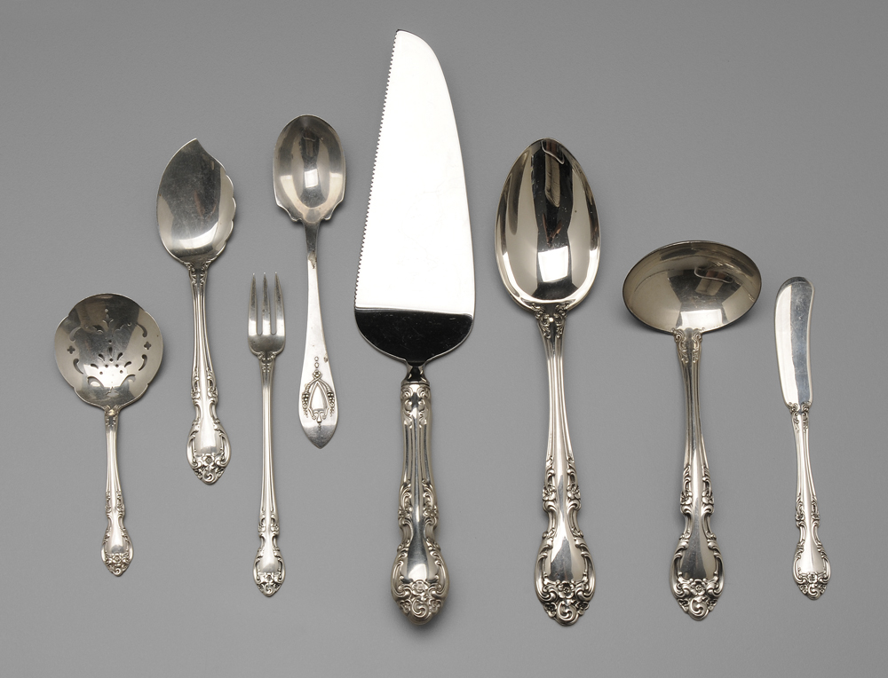 Appraisal: Gorham Melrose Sterling Flatware American th century pieces Gorham Melrose