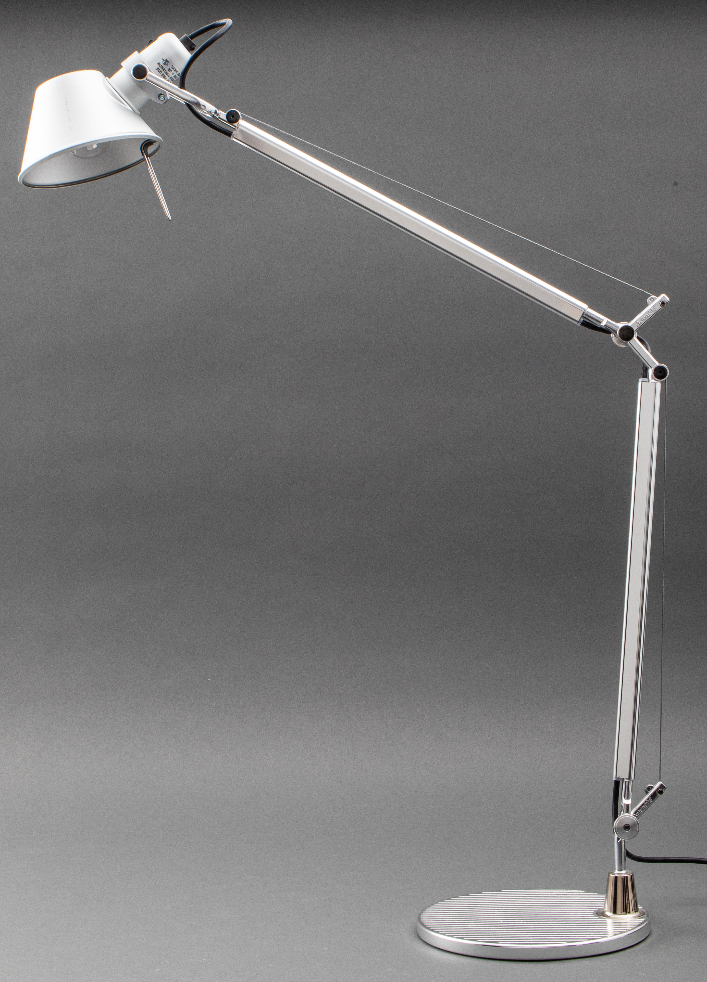 Appraisal: ARTEMIDE TOLOMEO ADJUSTABLE DESK LAMP Modern contemporary Artemide Tolomeo extendable