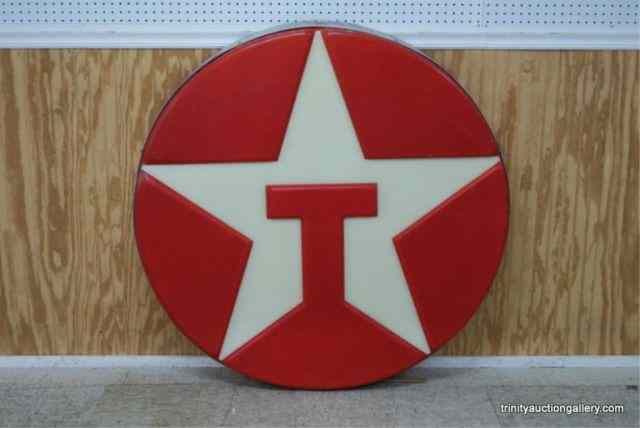 Appraisal: Texaco Gas Station Lighted Display Adv Sign From a collection