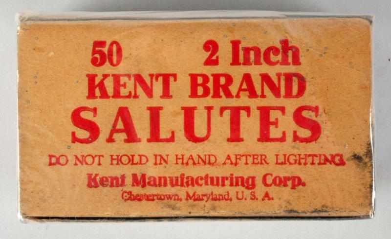 Appraisal: Kent Brand Salutes Firecracker -Pack Class Manufactured by Kent Mfg