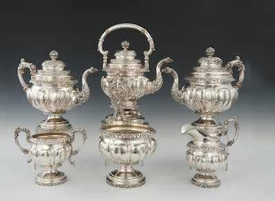 Appraisal: A Silver Tea and Coffee Service Baldwin Gardiner and Tiffany