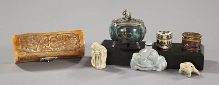 Appraisal: Seven-Piece Collection of Oriental Items consisting of a Kuang Hsu