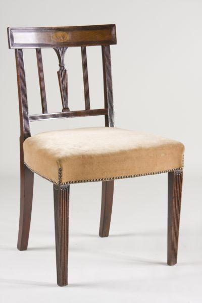 Appraisal: English Adams Style Side Chair early th c mahogany mahogany