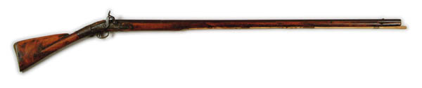 Appraisal: CONVERTED WILSON FOWLING PIECE OR TRADE MUSKET Cal - part