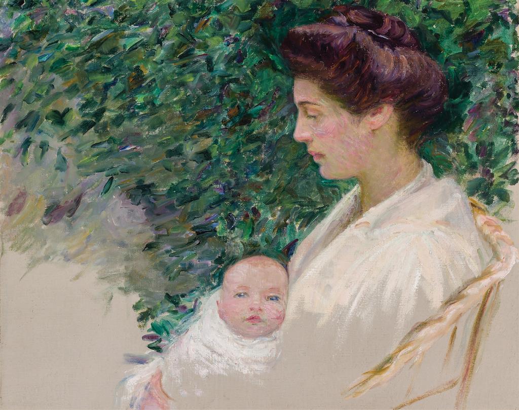 Appraisal: LILLA CABOT PERRY American - Mother and Baby Alice Grew