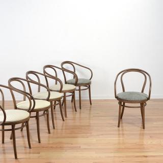 Appraisal: Thonet model bent beechwood chairs Thonet model bent beechwood chairs