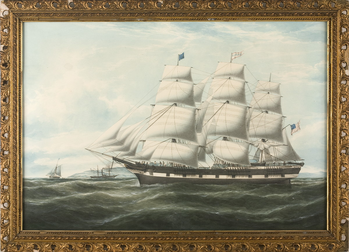 Appraisal: THE AMERICAN SHIP JAMES NESMITH ATTRIBUTED TO DUNCAN MCFARLANE BRITISH