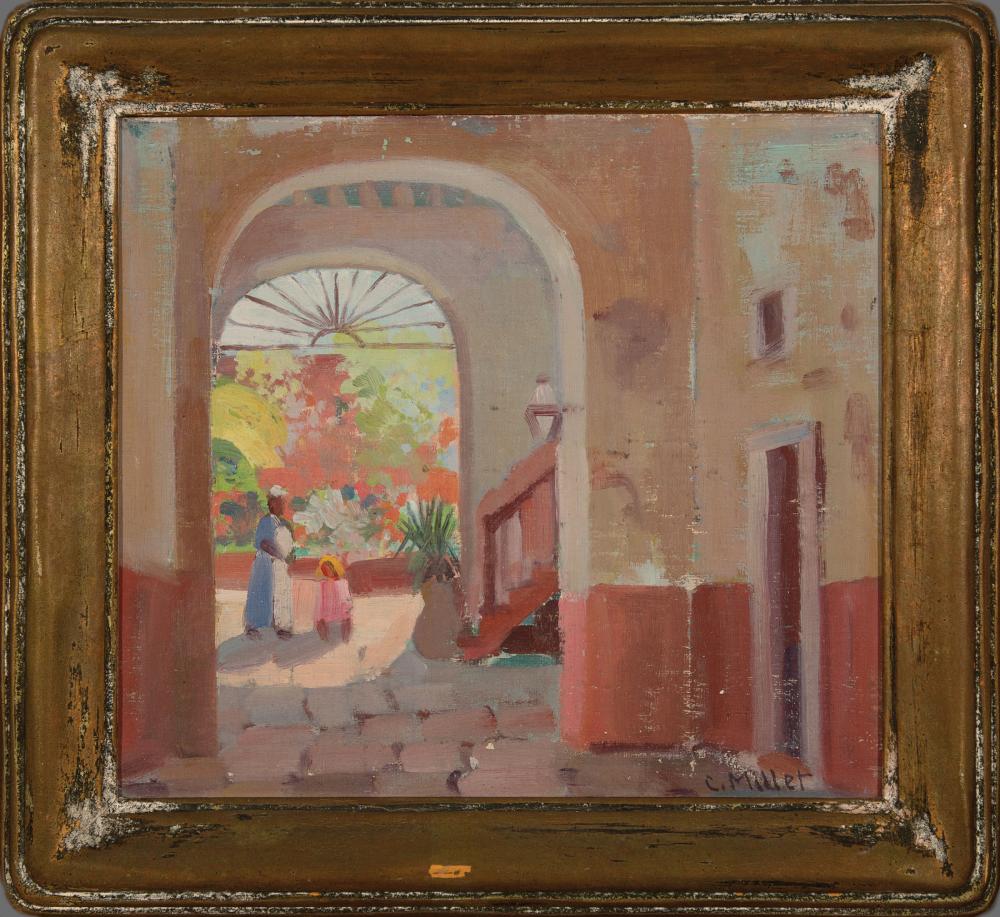 Appraisal: Clarence Millet American New Orleans - The Archway oil on